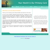 Access Natural Health website